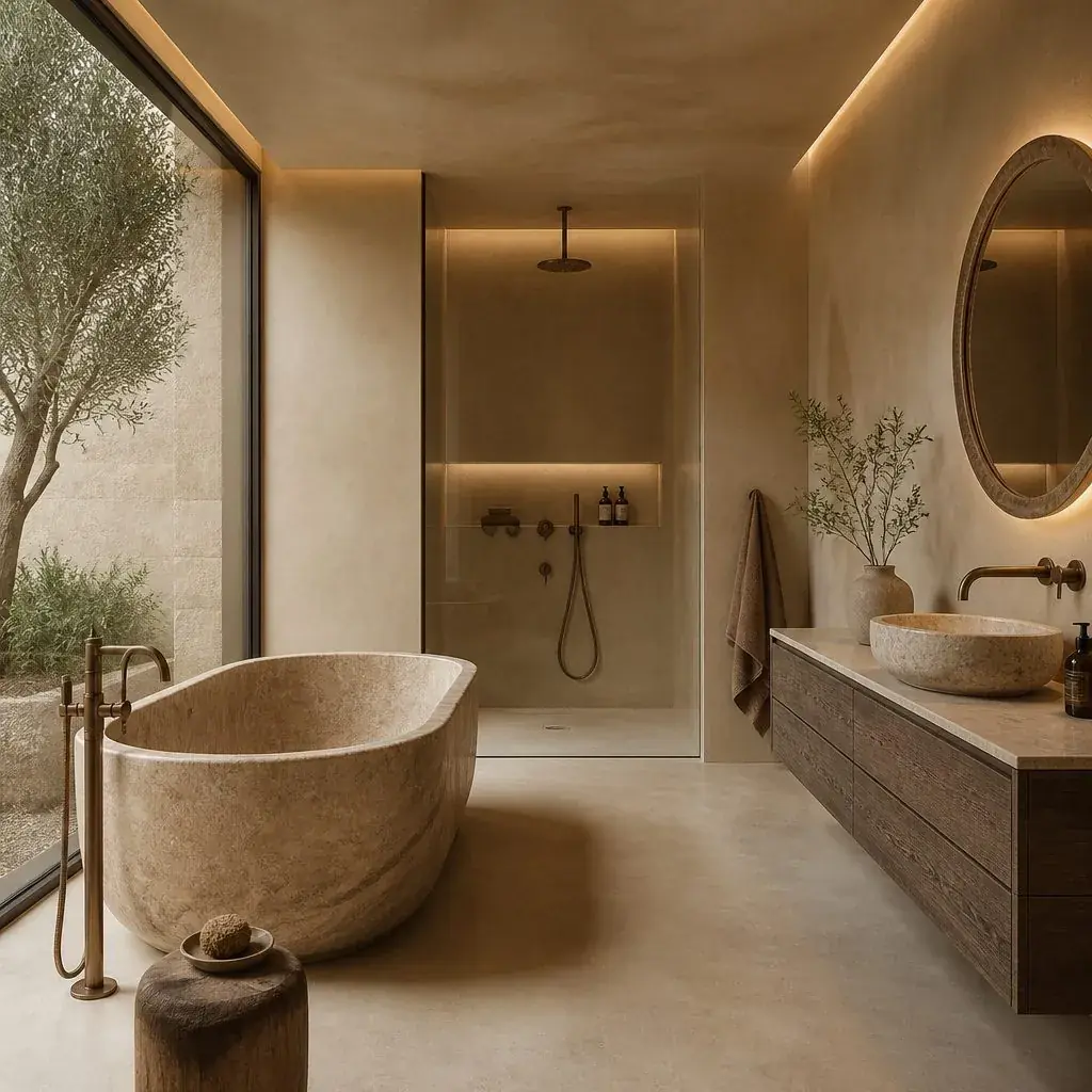 AE Private Residence &mdash; Master bathroom