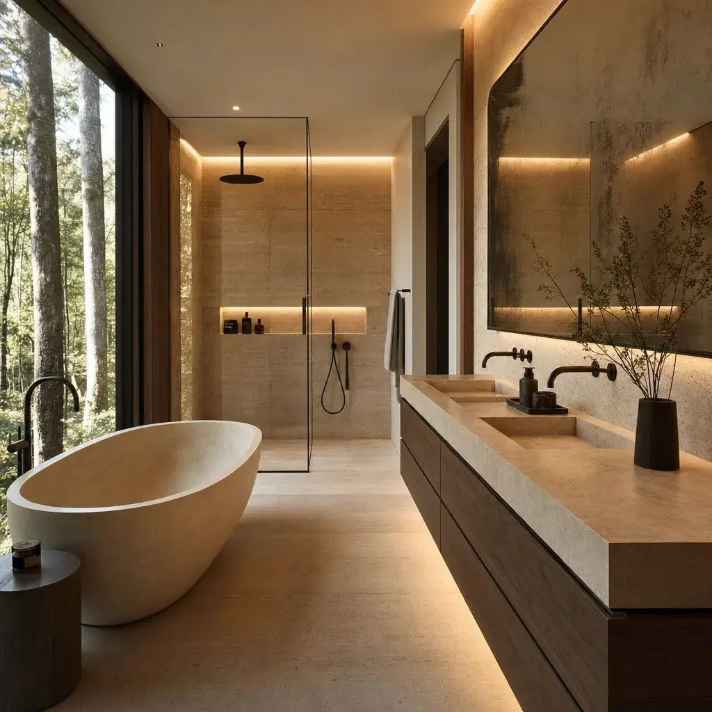 BB Private Residence — Master bath