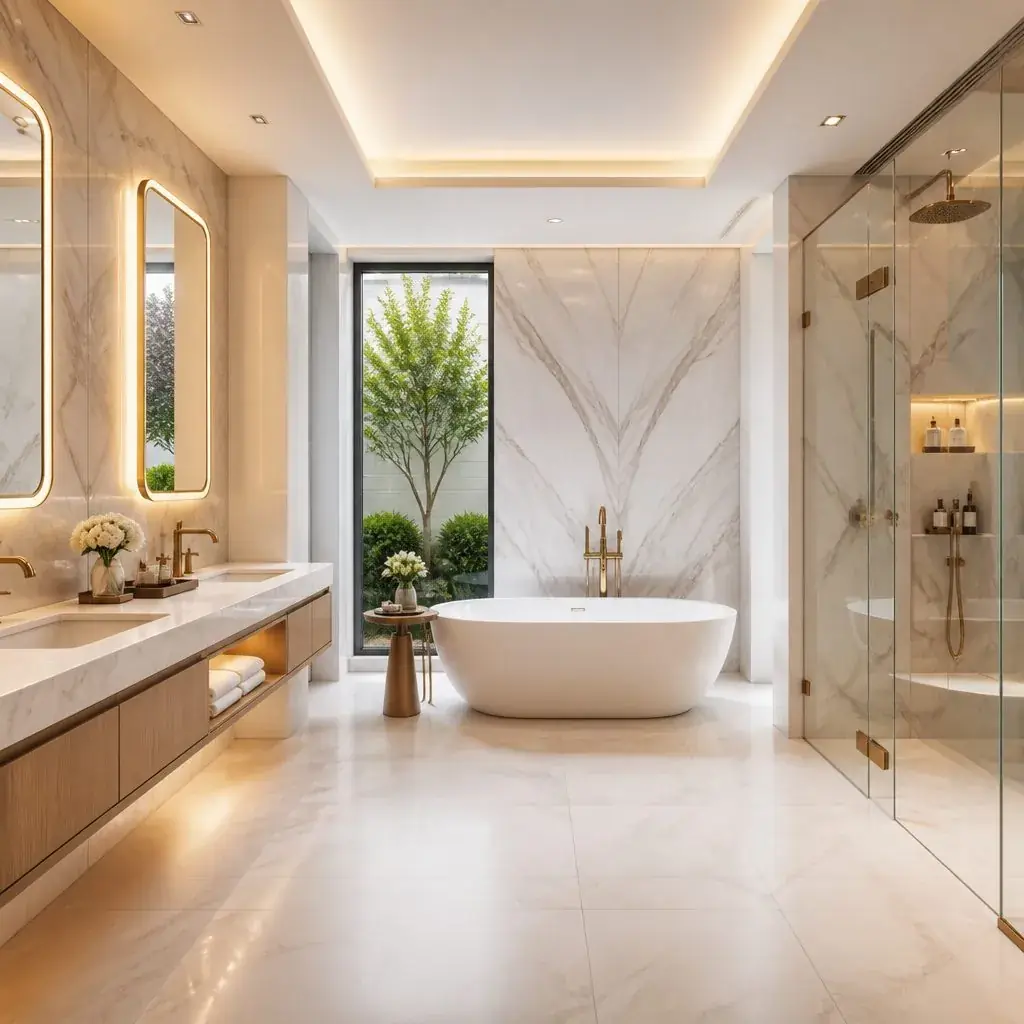 HB Private Residence — Master bathroom