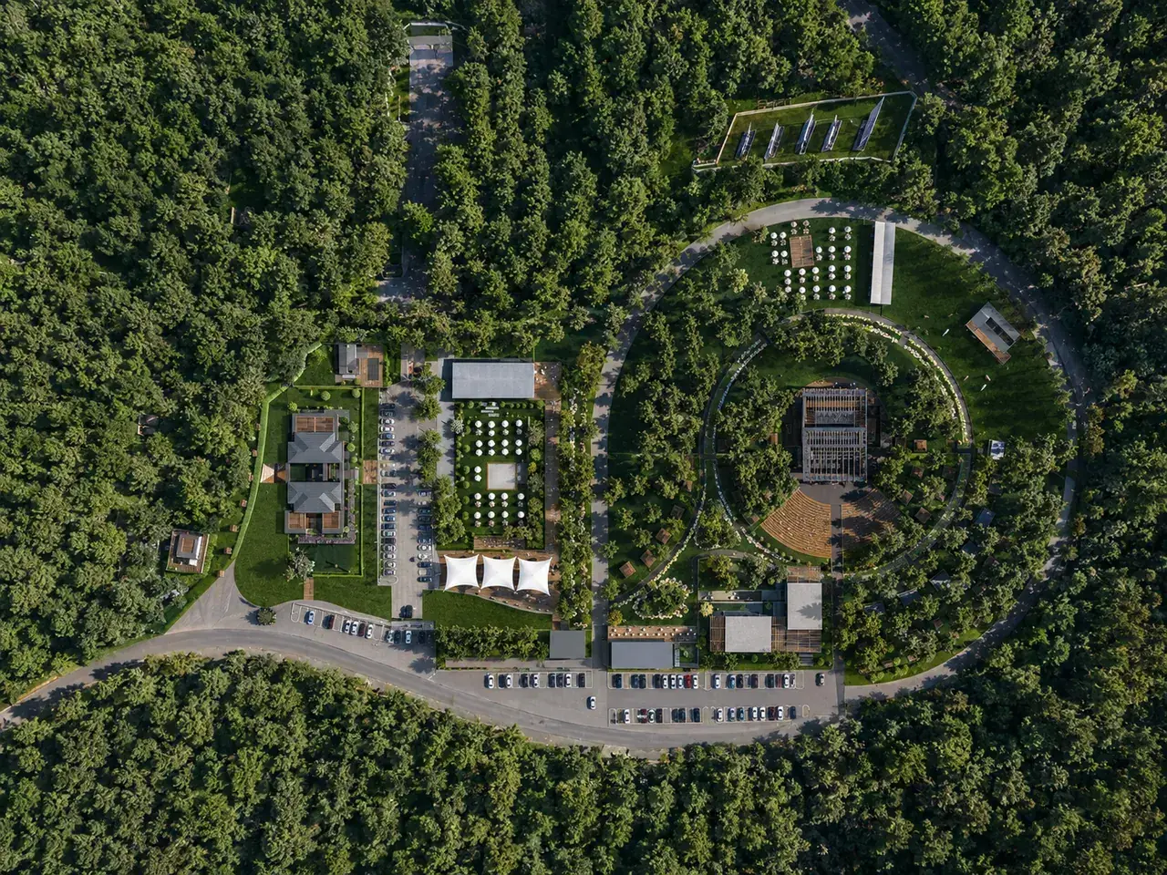 Valens Göktürk — Master plan, aerial