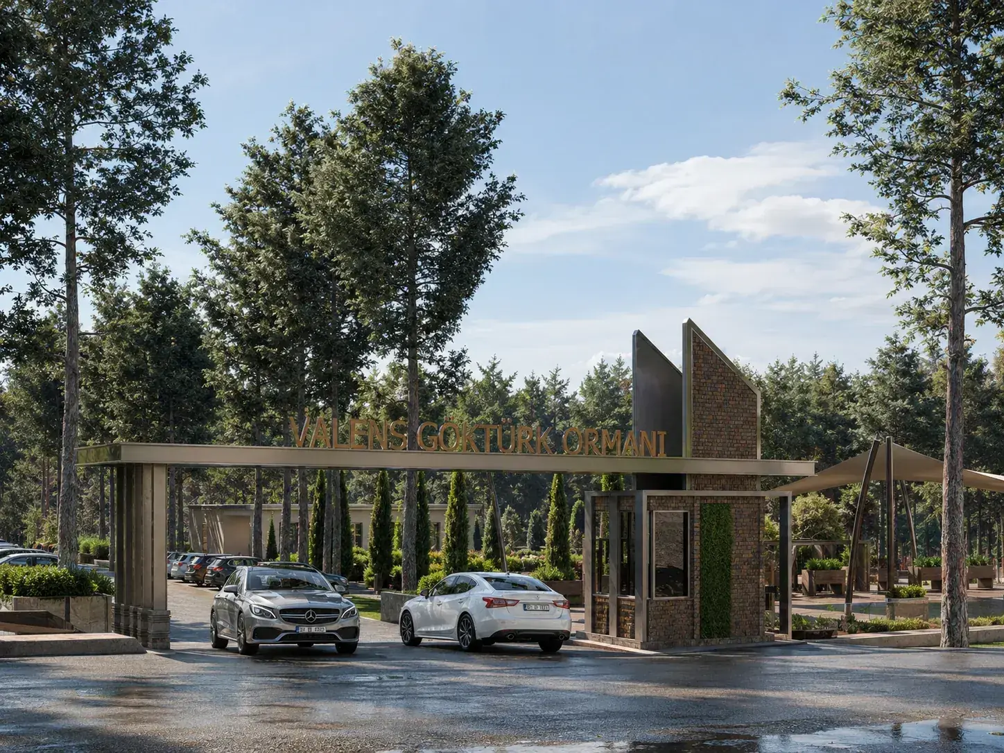 Valens Göktürk — Entrance gate